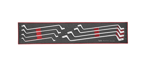 TENG 8PCE DOUBLE RING SPANNER SET 6-22MM - TEX-TRAY