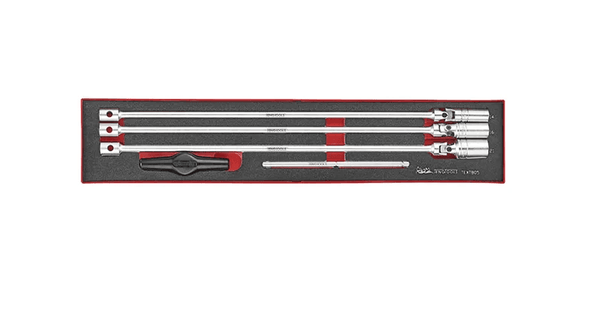 TENG 5PCE T-BAR SPARK PLUG SOCKET SET -TEX-TRAY