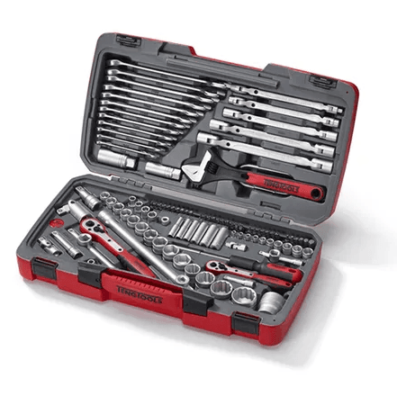 TENG 106PCE 1/4"-3/8"-1/2" DR. METRIC SOCKET & TOOL SET