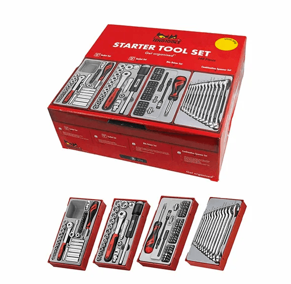 TENG 140PC TOOL TRAY STARTER PACK