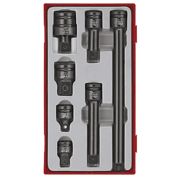 TENG 7PCE 1/2" DR. IMP ACC SET (D ) - TC-TRAY