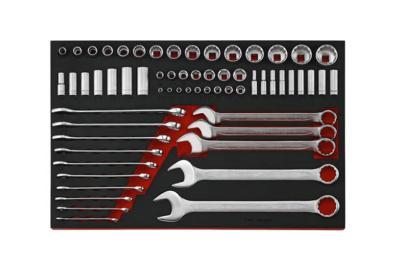 TENG 62PCE AF SOCKET & COMBINATION SPANNER SET (EVA)