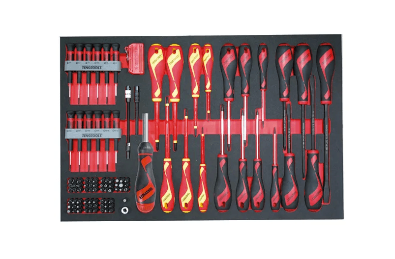 TENG 98PCE MD TX/TPX, PWR-THRU & VDE SCREWDRIVER SET (EVA)