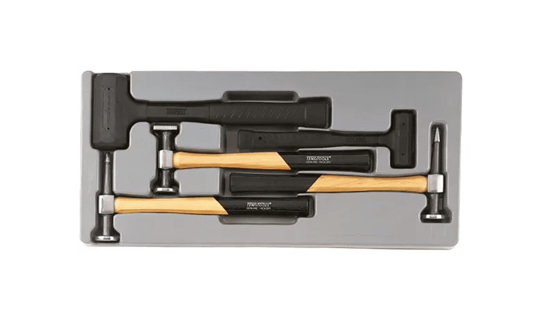 TENG 5PCE AUTO BODY HAMMER SET - PS-TRAY