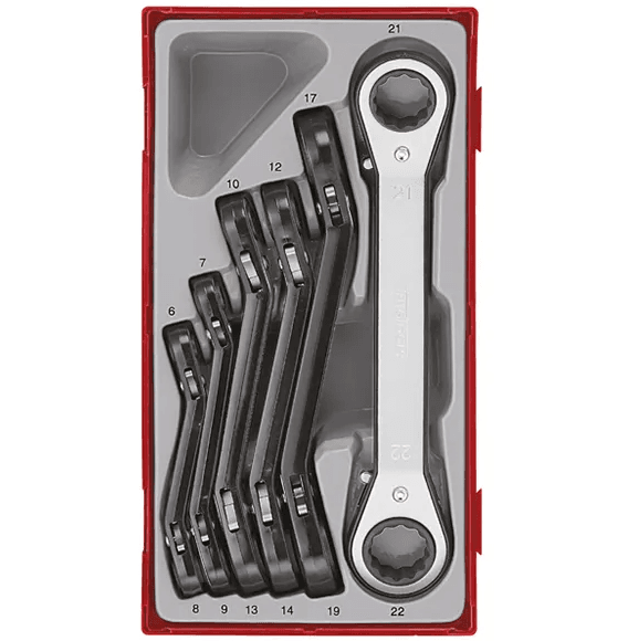 TENG 6PCE DBL RING RAT MM OFFSET SPAN SET - TC-TRAY