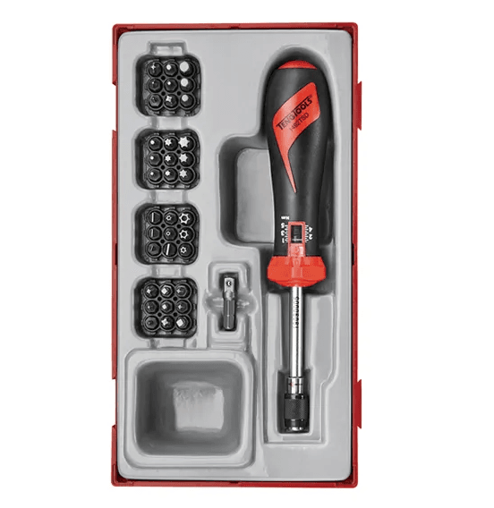 TENG 38PCE 1/4" DR. TORQUE SCREWDRIVER SET 1-5NM - TC-TRAY