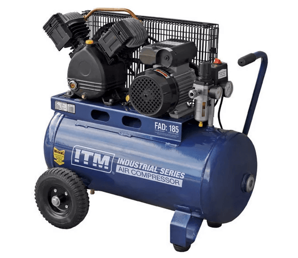 ITM AIR COMPRESSOR, BELT DRIVE, 2.2HP 50LTR FAD 185L/MIN
