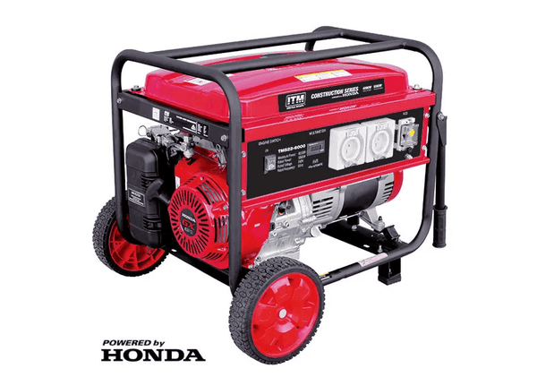 ITM 7.5KVA GENERATOR PETROL 6000 WATT PEAK WITH HONDA GX390 ENGINE & 25L TANK