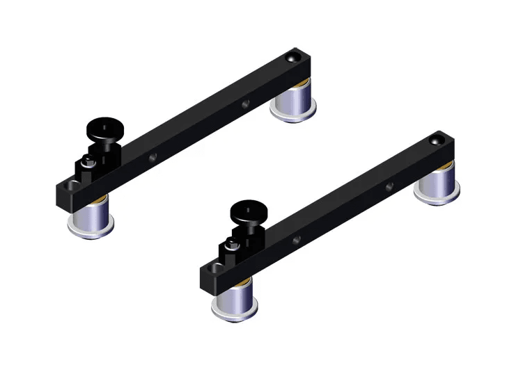 ITM ROLLER GUIDE ARM SET, FOR FLEXIBLE TRACKWAY TO SUIT GECKO WELDING CARRIAGE