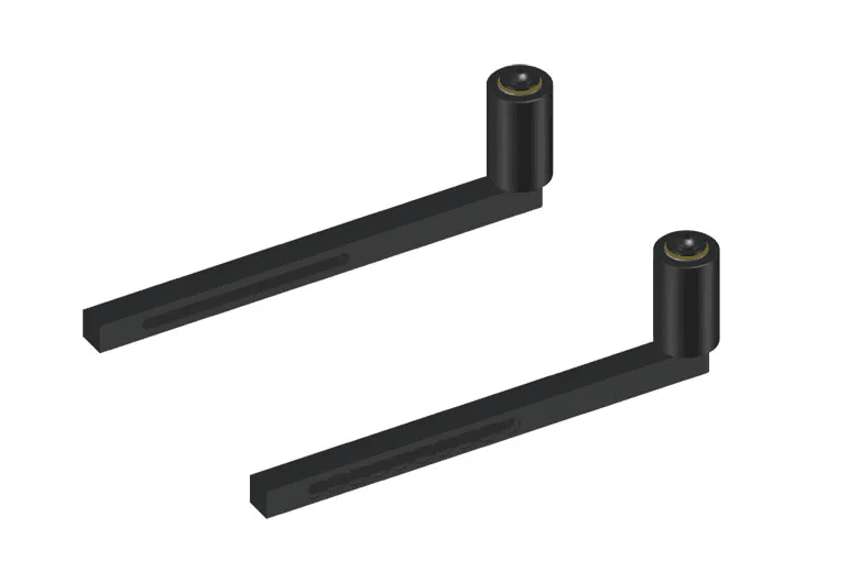 ITM WIDE ROLLER GUIDE ARM SET,  TO SUIT LIZARD WELDING CARRIAGE