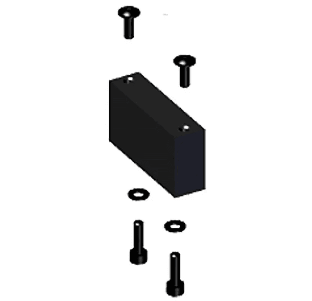 ITM BRACKET TO SUIT STANDARD DUAL MAGNET, FOR SEMI-FLEXIBLE & HI FLEX TRACK