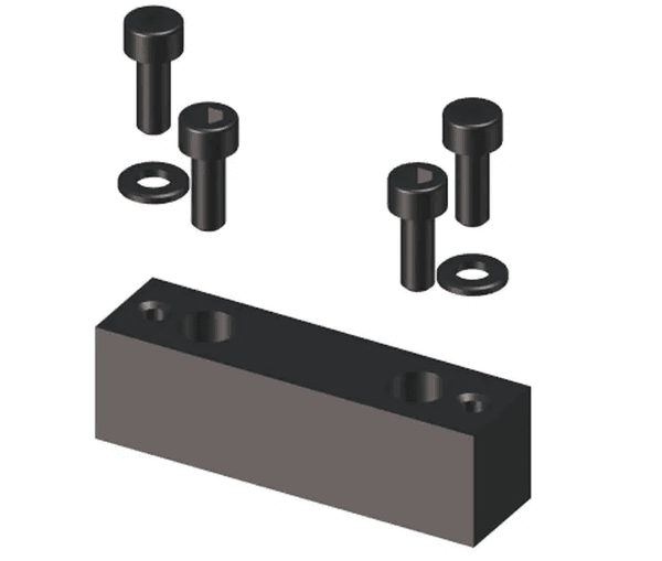 ITM BRACKET TO SUIT NARROW MAGNET, FOR SEMI-FLEXIBLE & HI FLEX TRACK